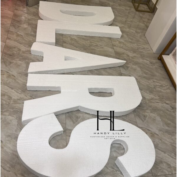 Styrofoam Letters - Image 5