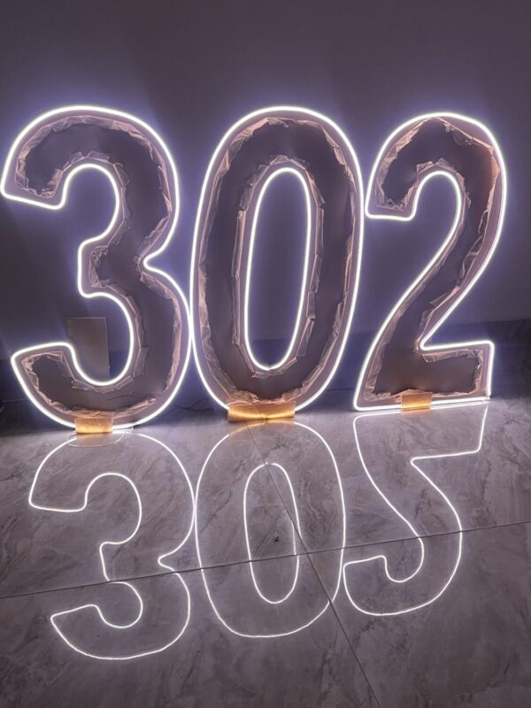 Neon Lighted Numbers/ Letters - Image 2