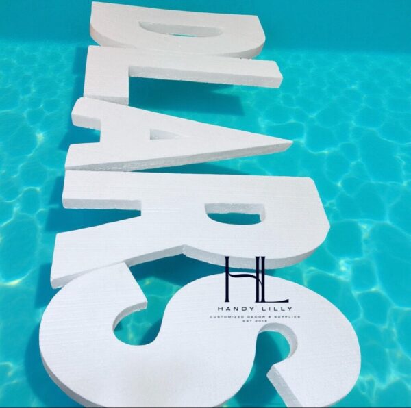 Styrofoam Letters
