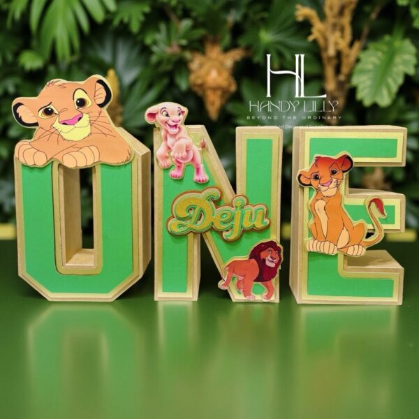 3D Themed letters/Numbers/Melon Letters/Cocomelon letters/Unicorn letters/ Lion King Letters