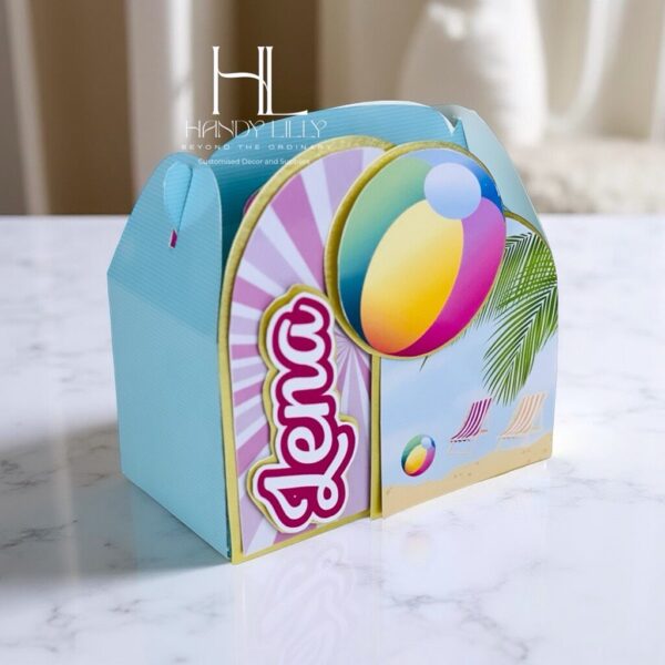 Tropical Beach party treat box