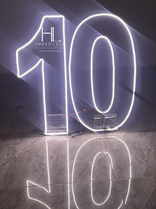 Neon Lighted Numbers/ Letters
