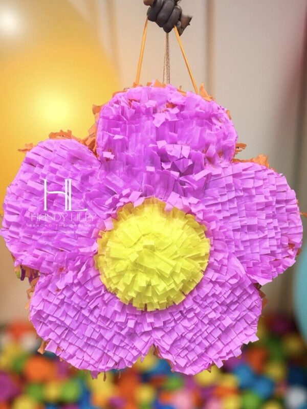 Flower piñata enchanted gardens party