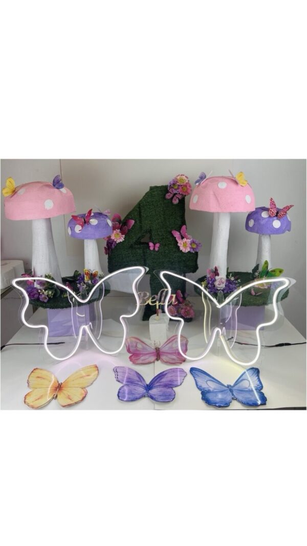 Enchanted gardens party mushroom centerpiece - Image 5