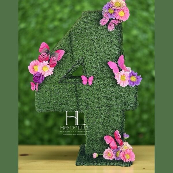 Enchanted Gardens number centerpiece - Image 4
