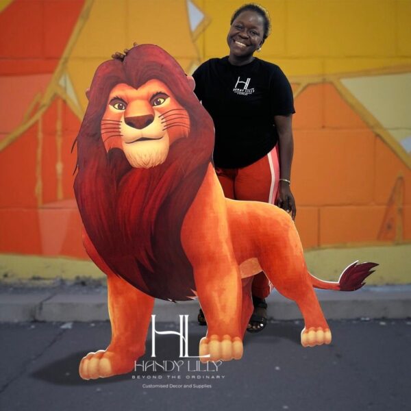 Giant Life-Size Lion king Party prop - Image 2