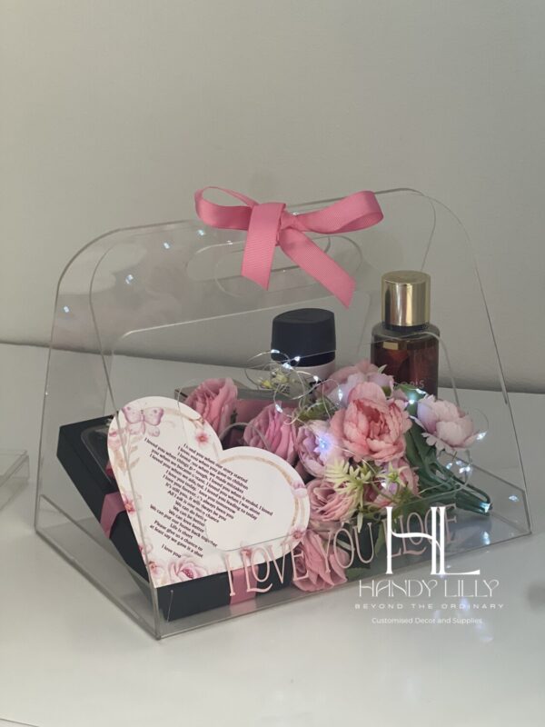 Acrylic Gift Bag with window - Image 2
