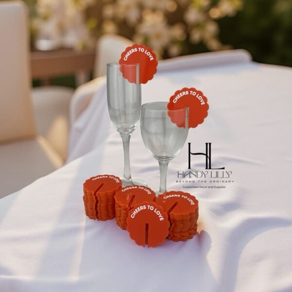 Acrylic Glass Tag/Label