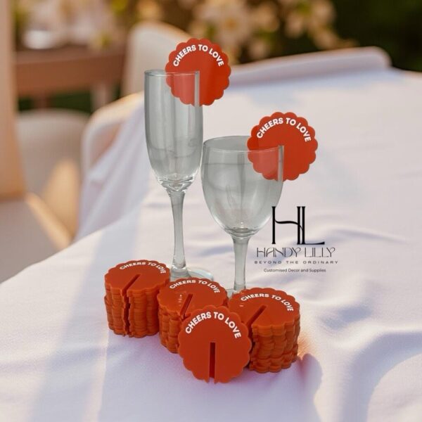 Acrylic Glass Tag/Label - Image 3
