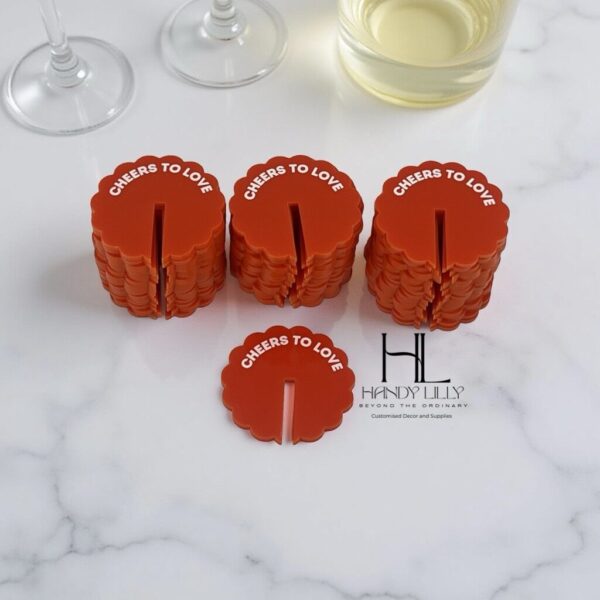 Acrylic Glass Tag/Label - Image 2