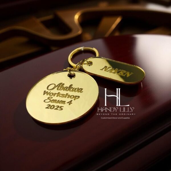 Round Acrylic Keyholder - Image 2